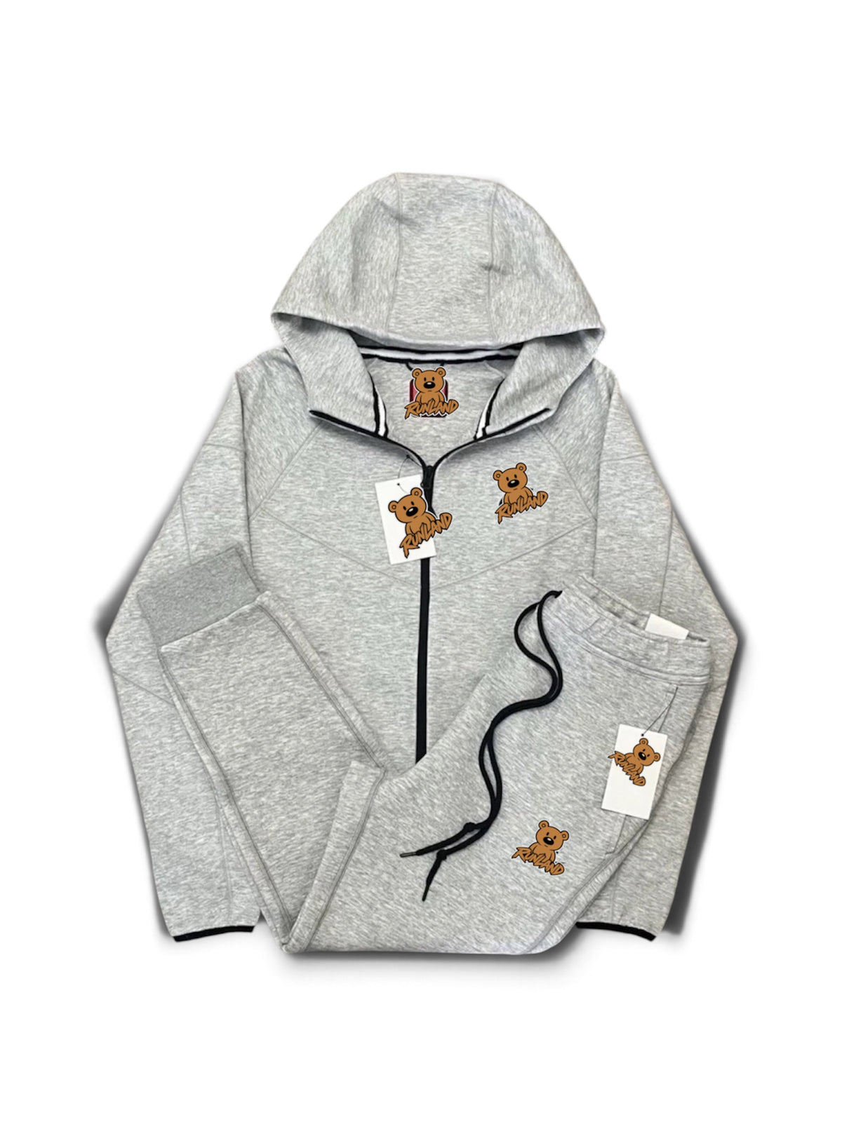 Ensemble tech gris